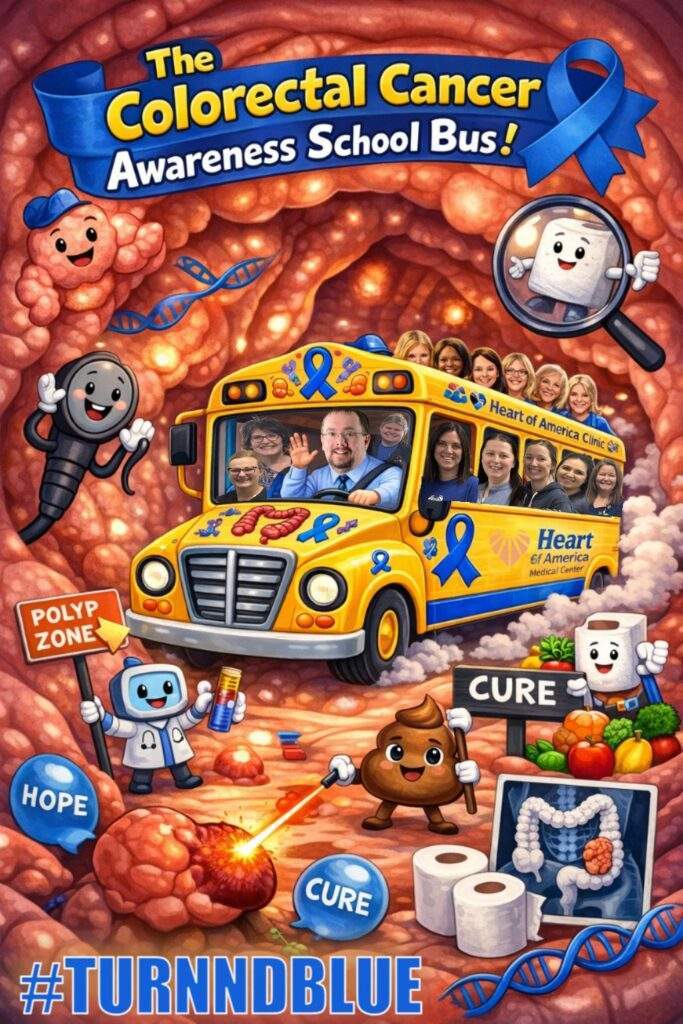 HAMC CRC Awareness School Bus Ambulatory Care Winner